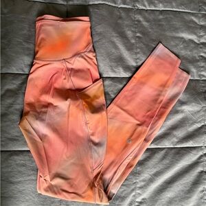 LULULEMON fast and free high rise tight